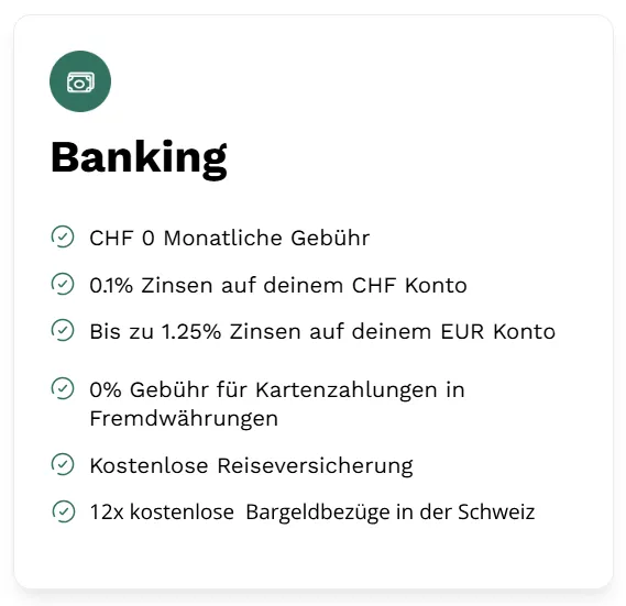 Radikant Banking Konditionen