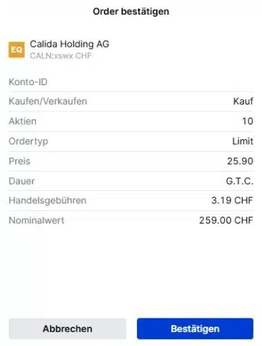 Saxo Order Zusammenfassung -